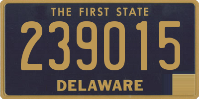 DE license plate 239015