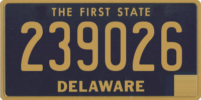 DE license plate 239026