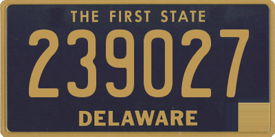 DE license plate 239027