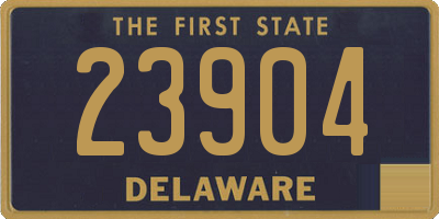 DE license plate 23904