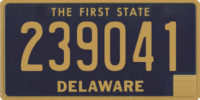 DE license plate 239041