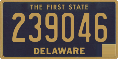DE license plate 239046