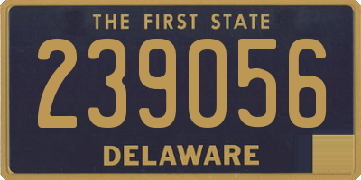DE license plate 239056