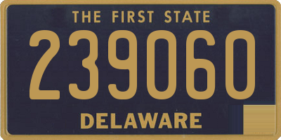 DE license plate 239060