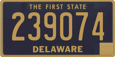 DE license plate 239074