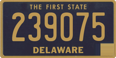 DE license plate 239075