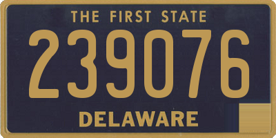 DE license plate 239076