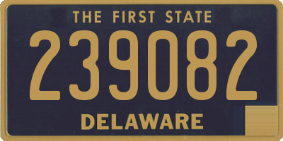 DE license plate 239082