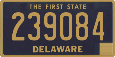 DE license plate 239084