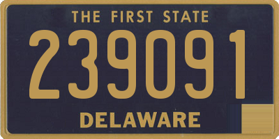 DE license plate 239091