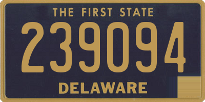 DE license plate 239094