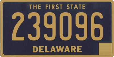 DE license plate 239096