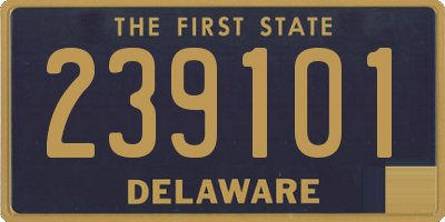 DE license plate 239101