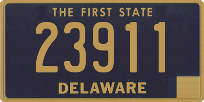 DE license plate 23911