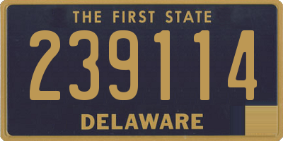 DE license plate 239114