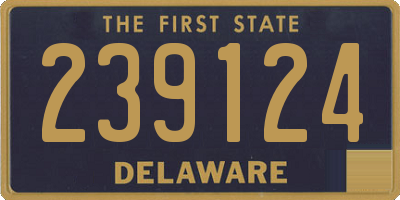 DE license plate 239124