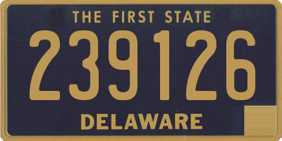 DE license plate 239126