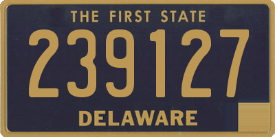 DE license plate 239127