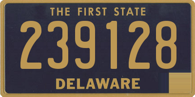 DE license plate 239128