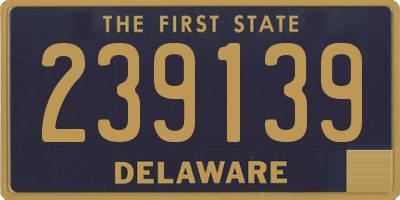 DE license plate 239139