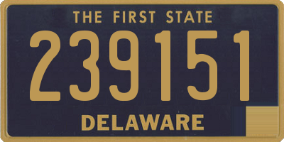 DE license plate 239151