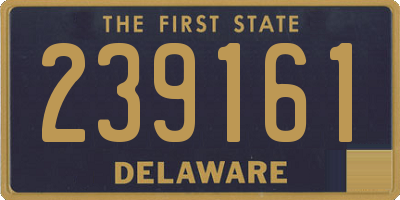 DE license plate 239161