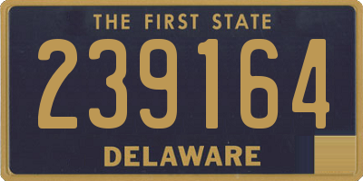 DE license plate 239164