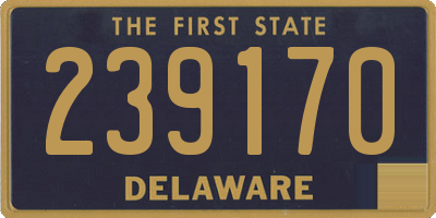 DE license plate 239170