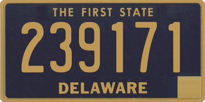 DE license plate 239171