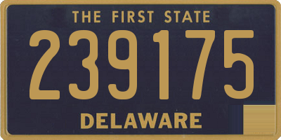 DE license plate 239175