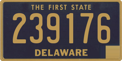 DE license plate 239176