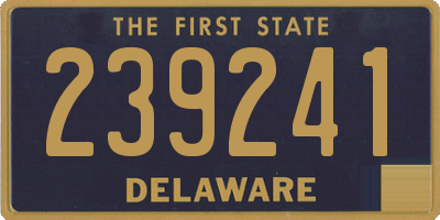 DE license plate 239241