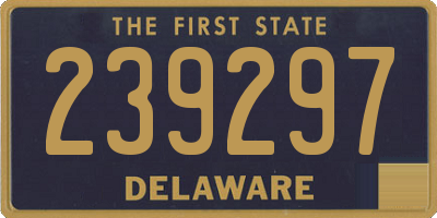 DE license plate 239297