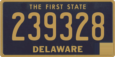 DE license plate 239328