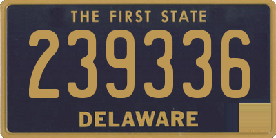 DE license plate 239336