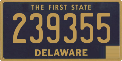 DE license plate 239355