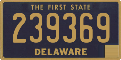 DE license plate 239369