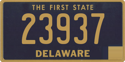 DE license plate 23937