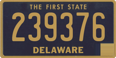 DE license plate 239376