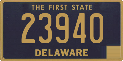 DE license plate 23940