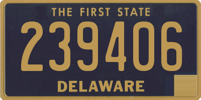 DE license plate 239406