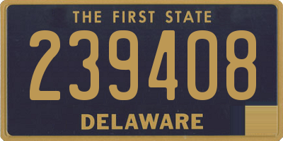 DE license plate 239408