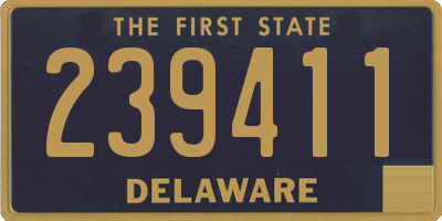 DE license plate 239411