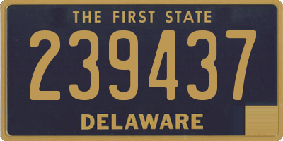 DE license plate 239437