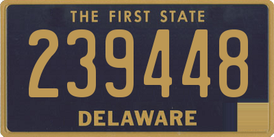 DE license plate 239448