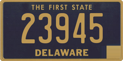DE license plate 23945