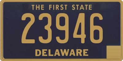 DE license plate 23946