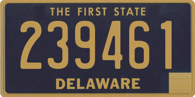 DE license plate 239461