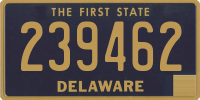 DE license plate 239462
