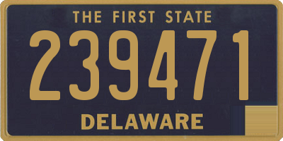 DE license plate 239471